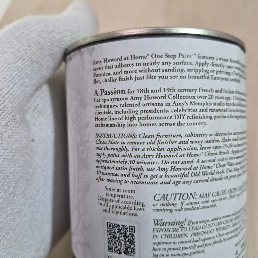 Amy Howard One Step‎ Paint Light Base 16 Oz Furniture Cabinetry Refinishing